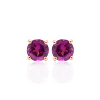 Victorian-Inspired 5mm Gemstone Stud Earrings