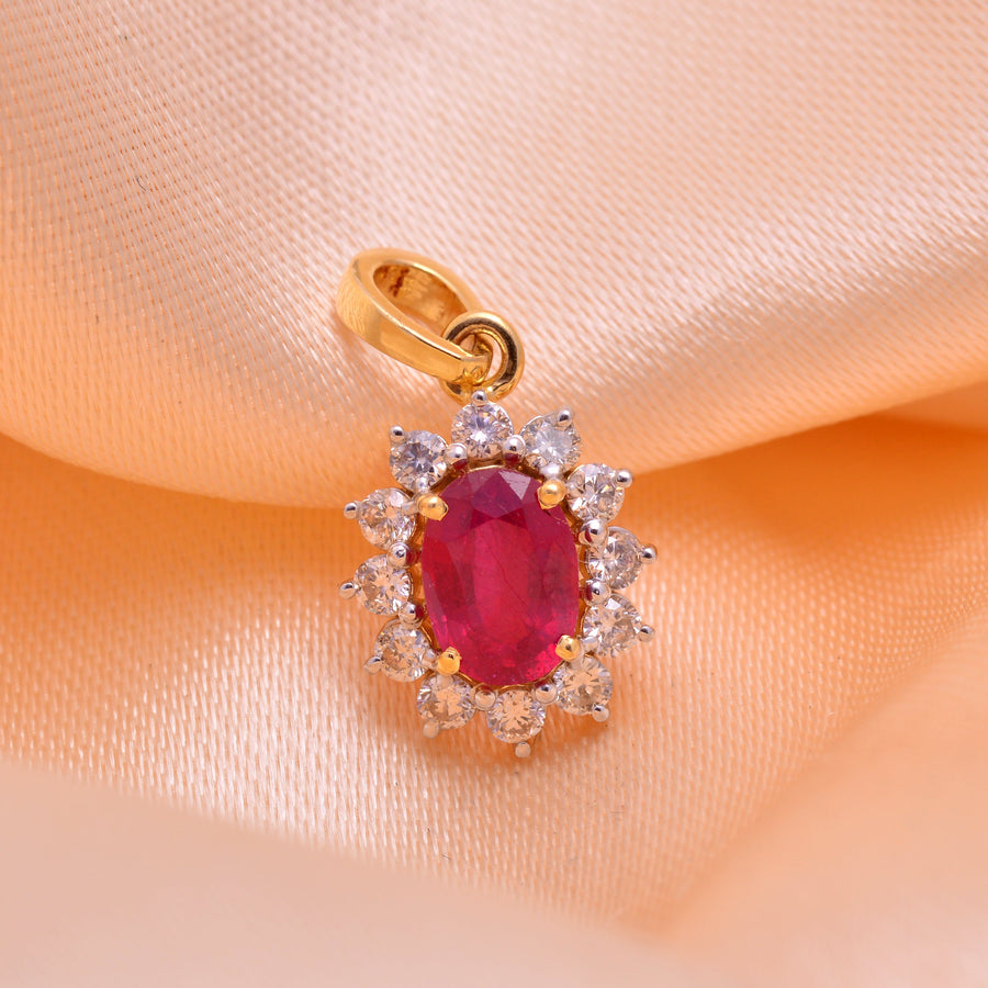 Ruby Love Affair Pendant July Birthstone