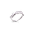 14k Gold Marquise Band
