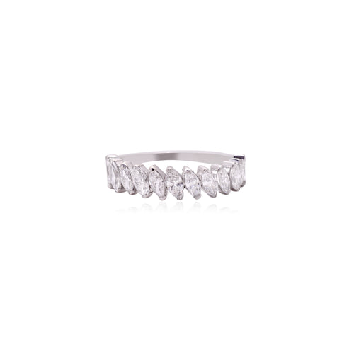 14k Gold Marquise Band