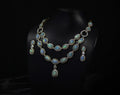 14k Gold Multi-strand Opal Necklace