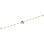 14k Gold Evil Eye Bracelet