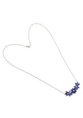 14k Gold Blue Lily Necklace