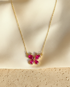 Butterfly Ruby Necklace