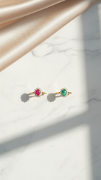 Classic Gemstone Halo Ring