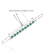 Emerald Diamond Tennis Bracelet