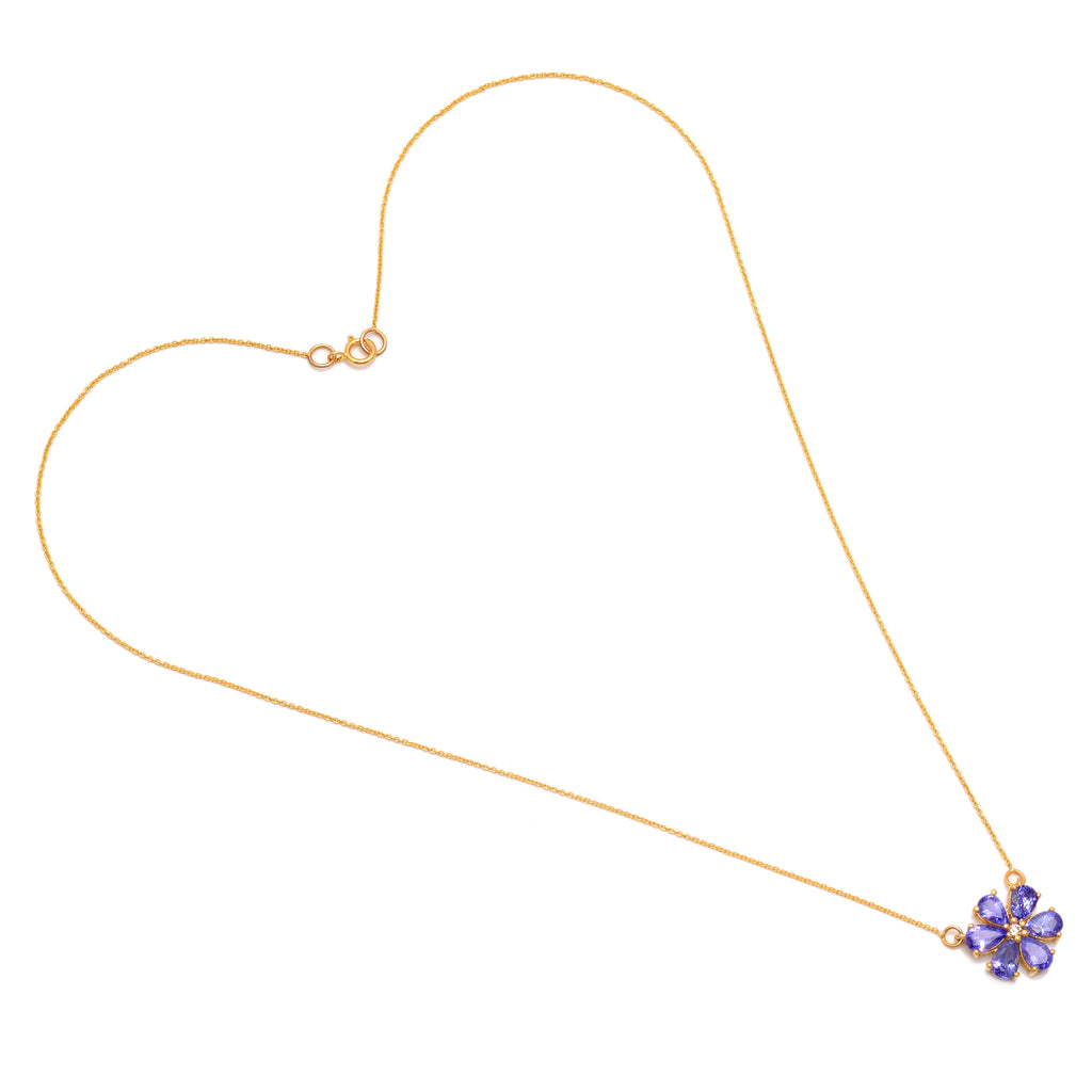 Forget Me Not Floral Necklace