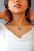 Forget Me Not Floral Necklace