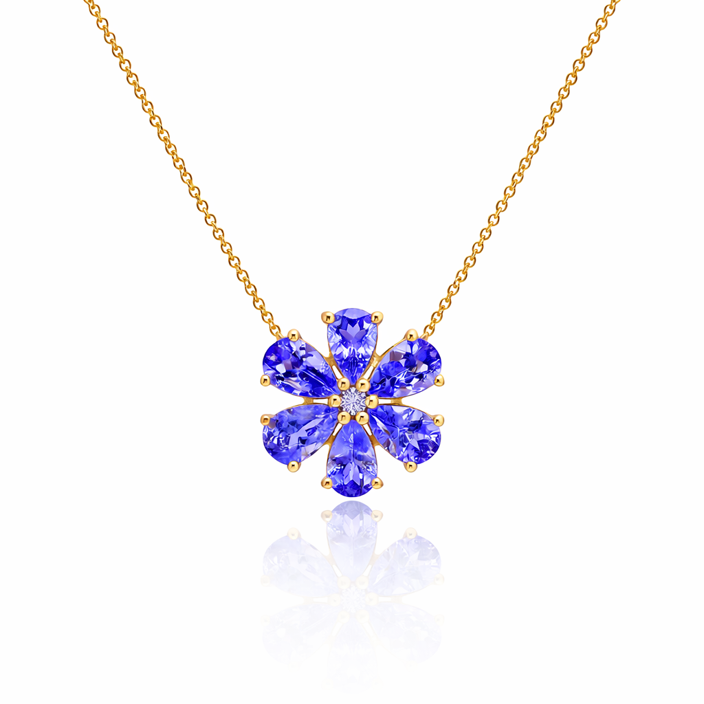 Forget Me Not Floral Necklace