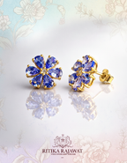 Forget Me Not Floral Studs