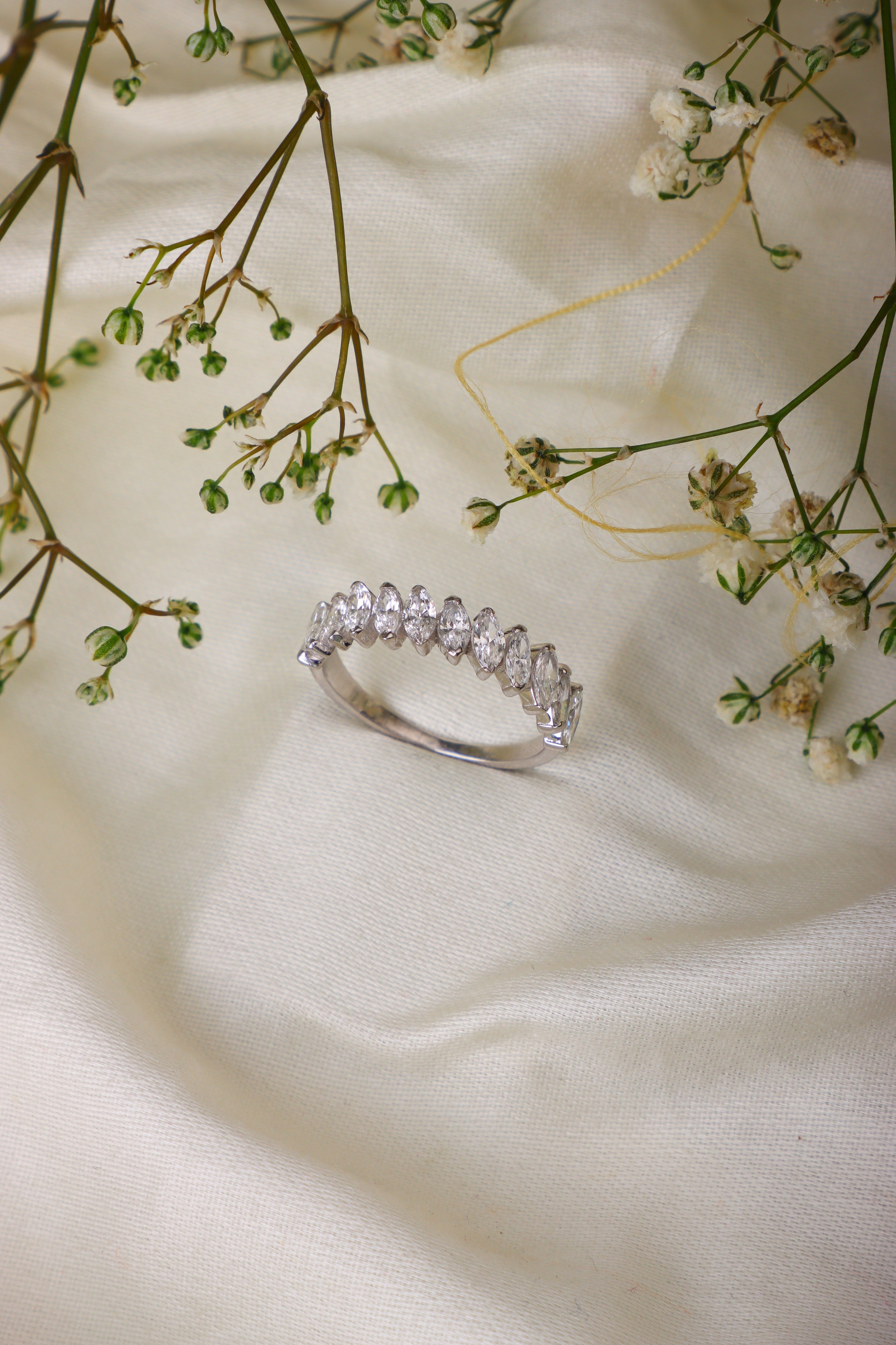 Marquise Ring Band