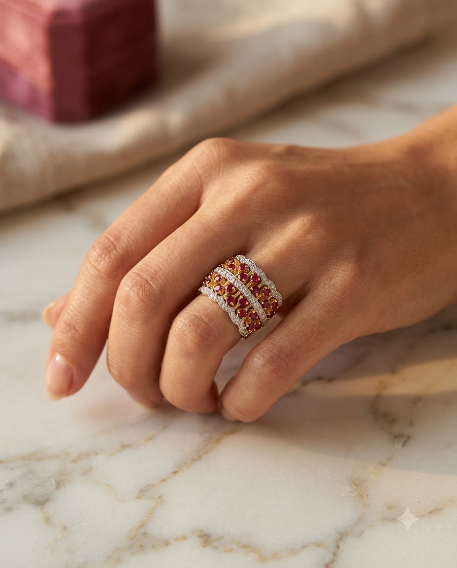 Ruby Ring Band – view 3