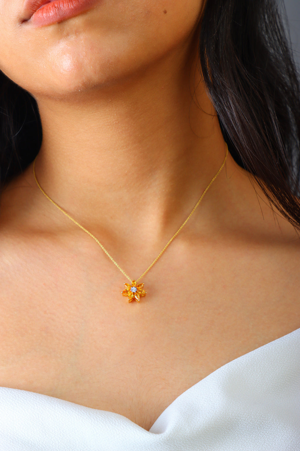 Sunflower Necklace