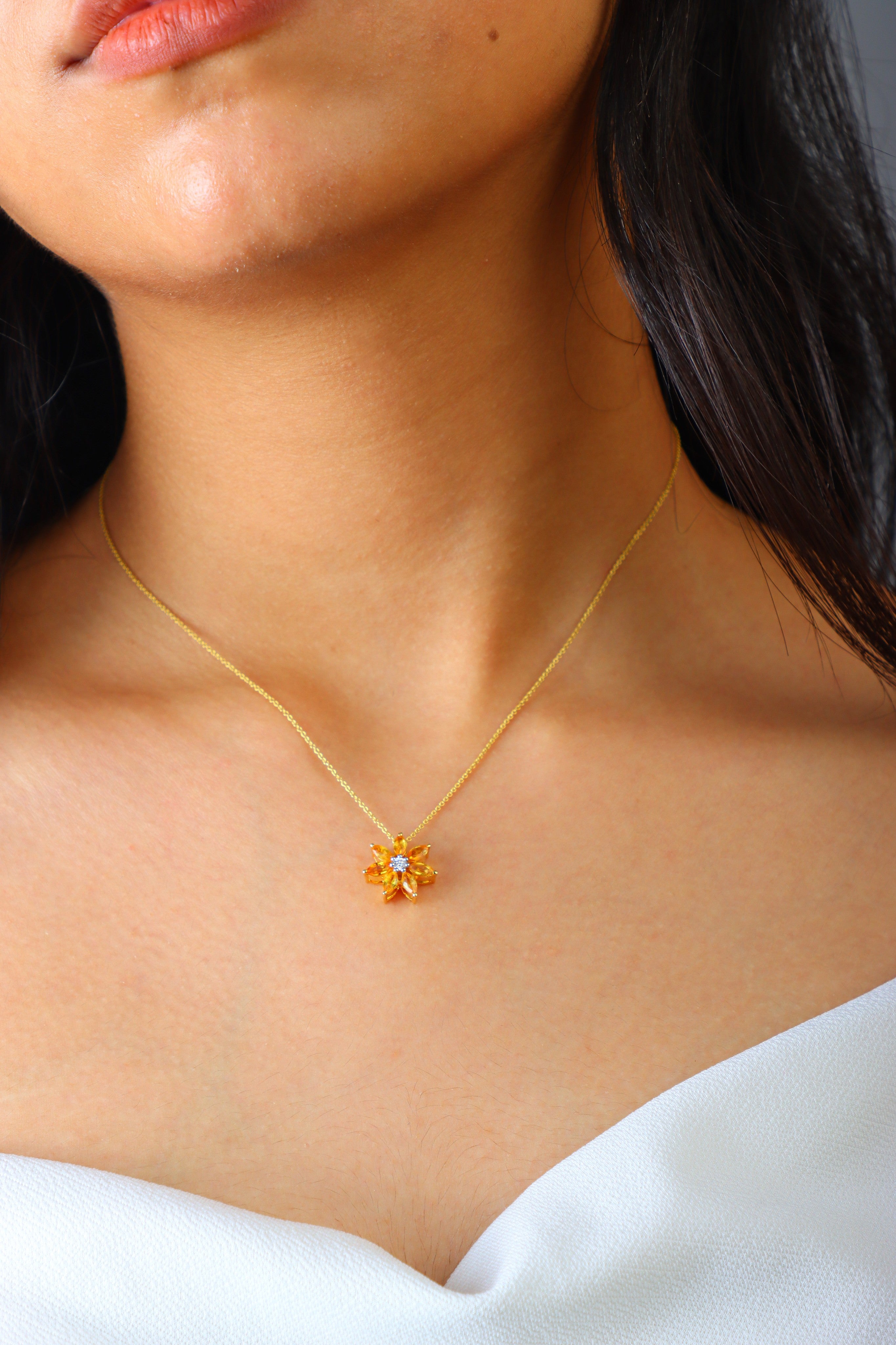 Sunflower Necklace