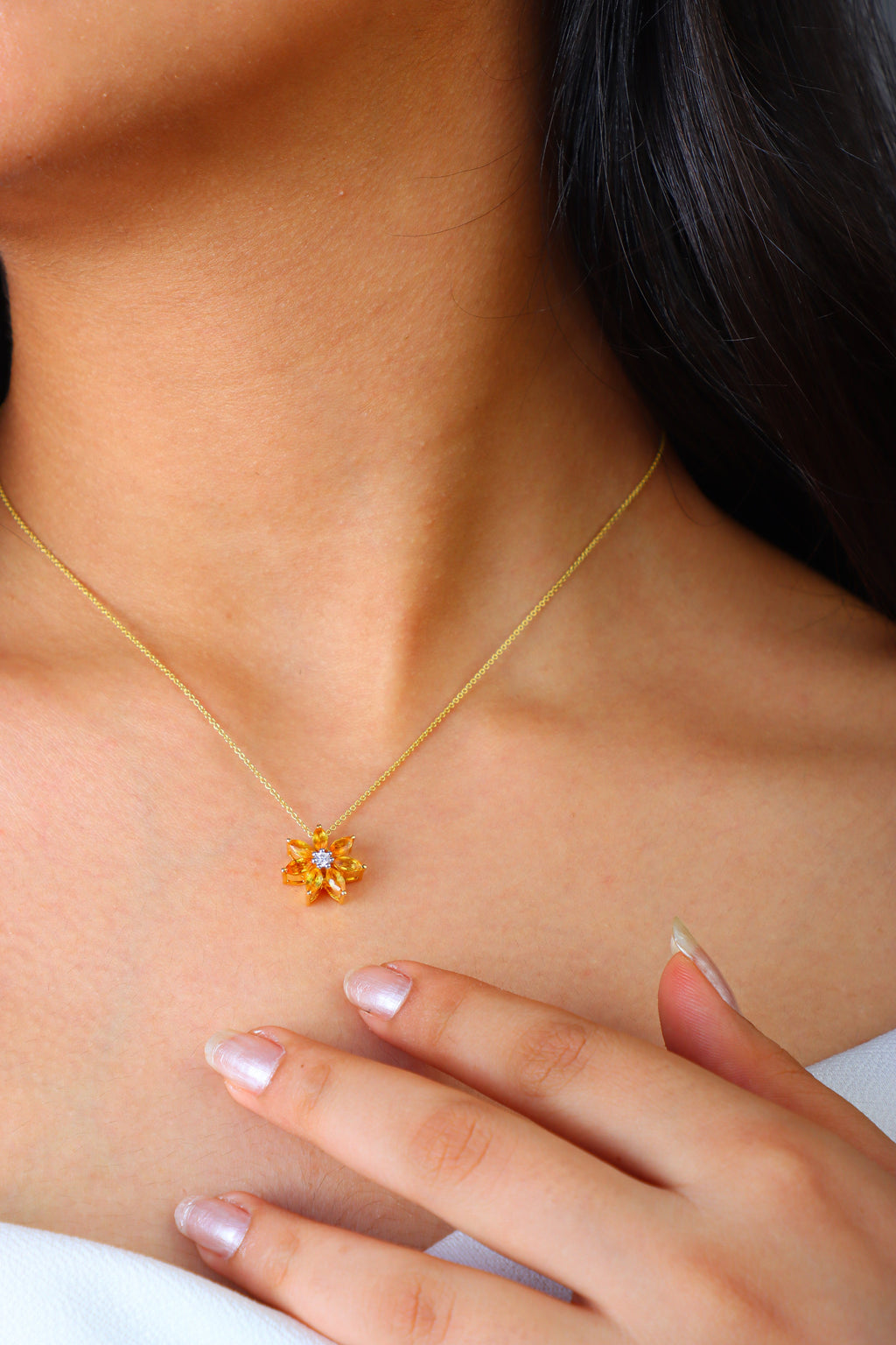 Sunflower Necklace