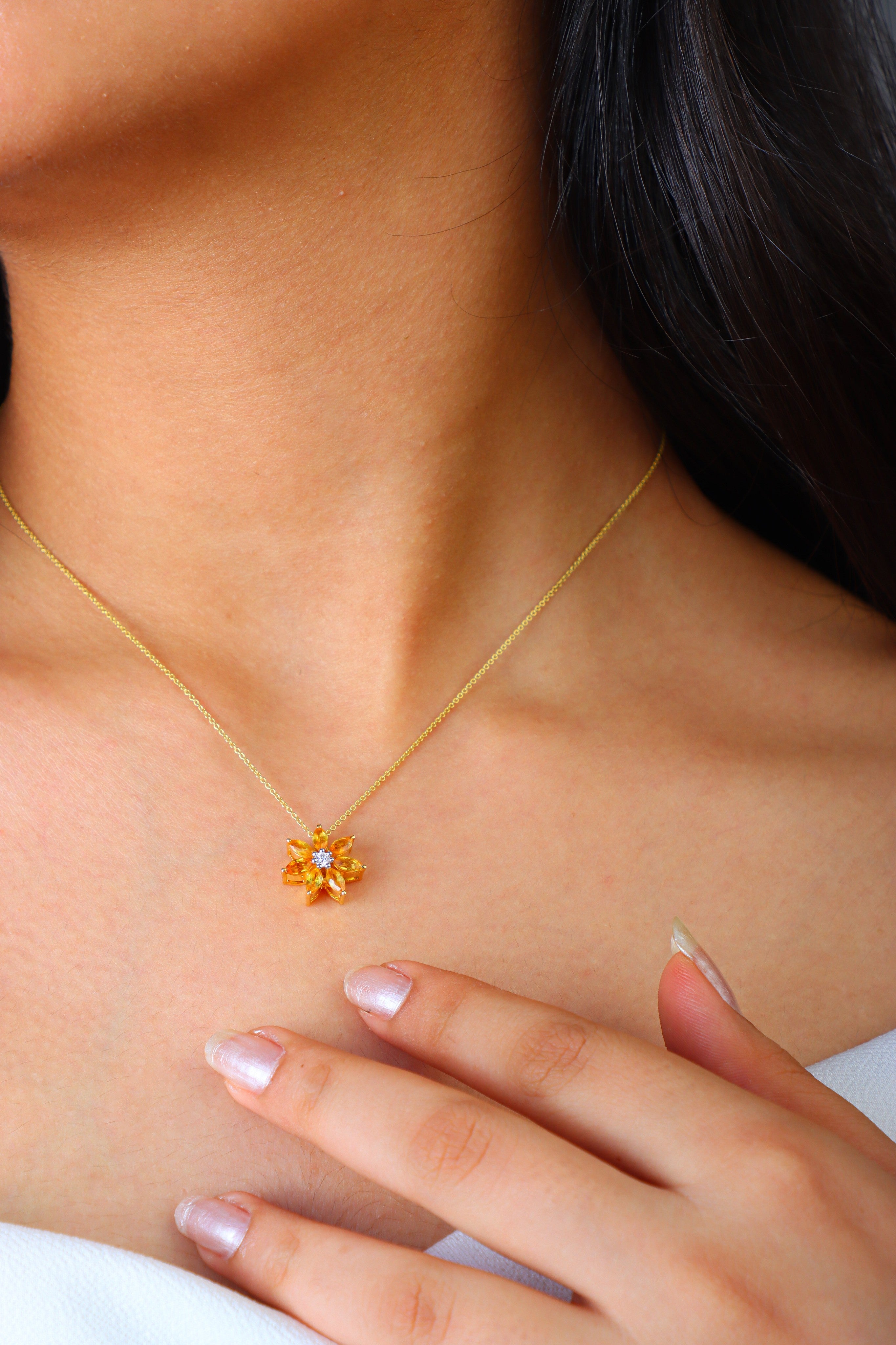 Sunflower Necklace