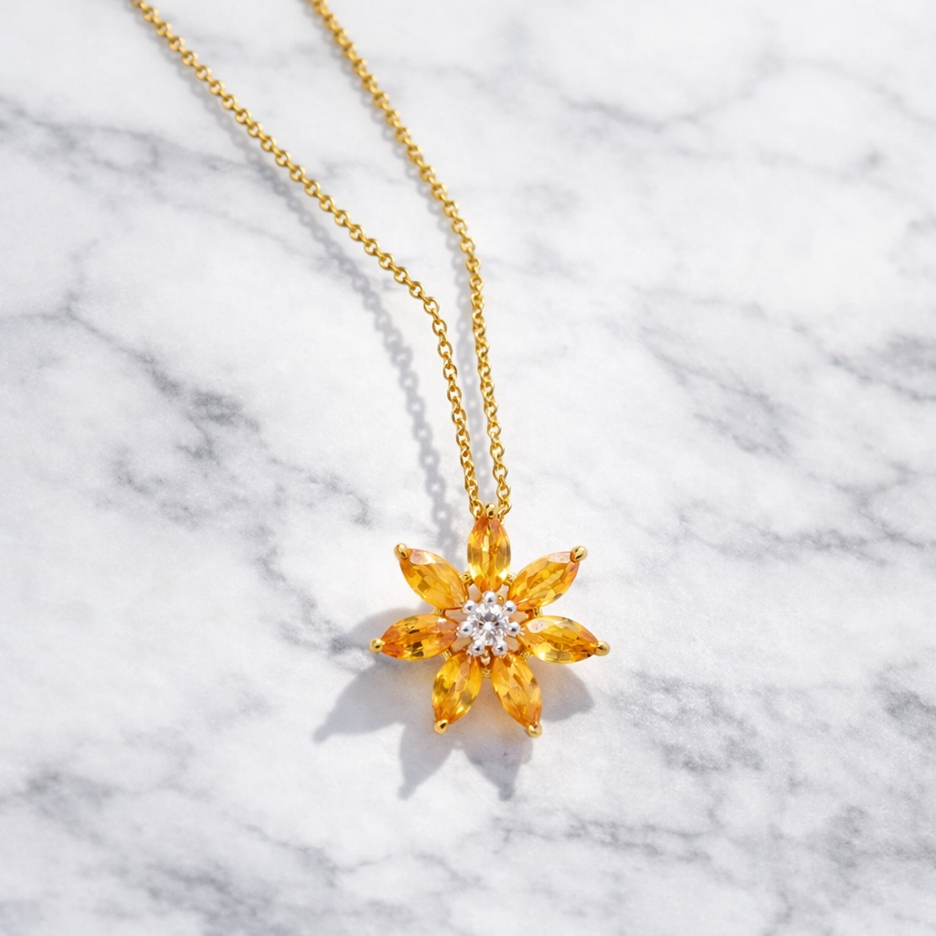 Sunflower Necklace