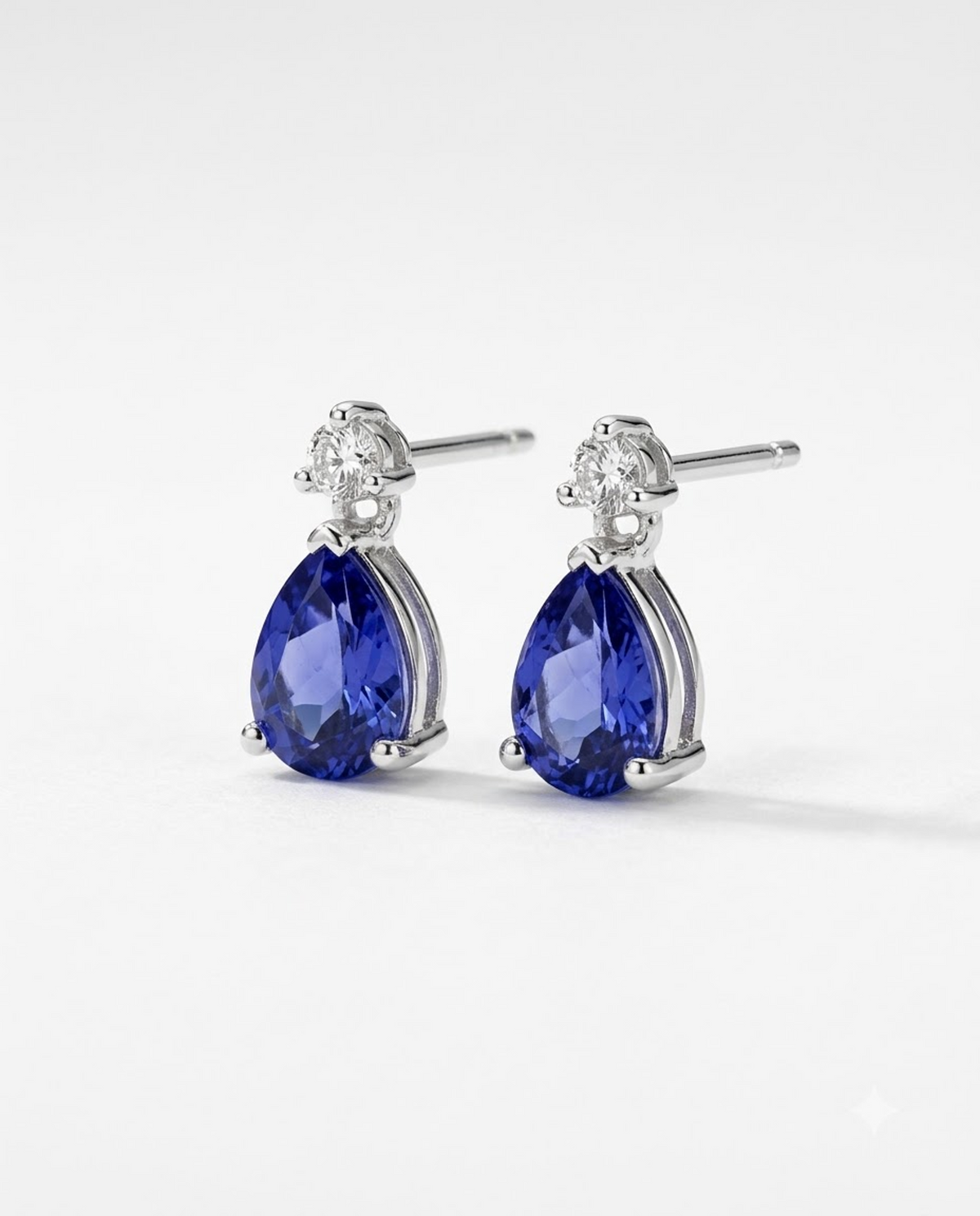 Tanzanite Dainty Studs