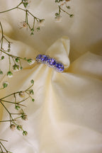 Tanzanite Halo Band