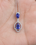 Tanzanite Princess Pendant