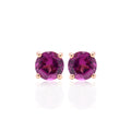 Victorian-Inspired 5mm Gemstone Stud Earrings