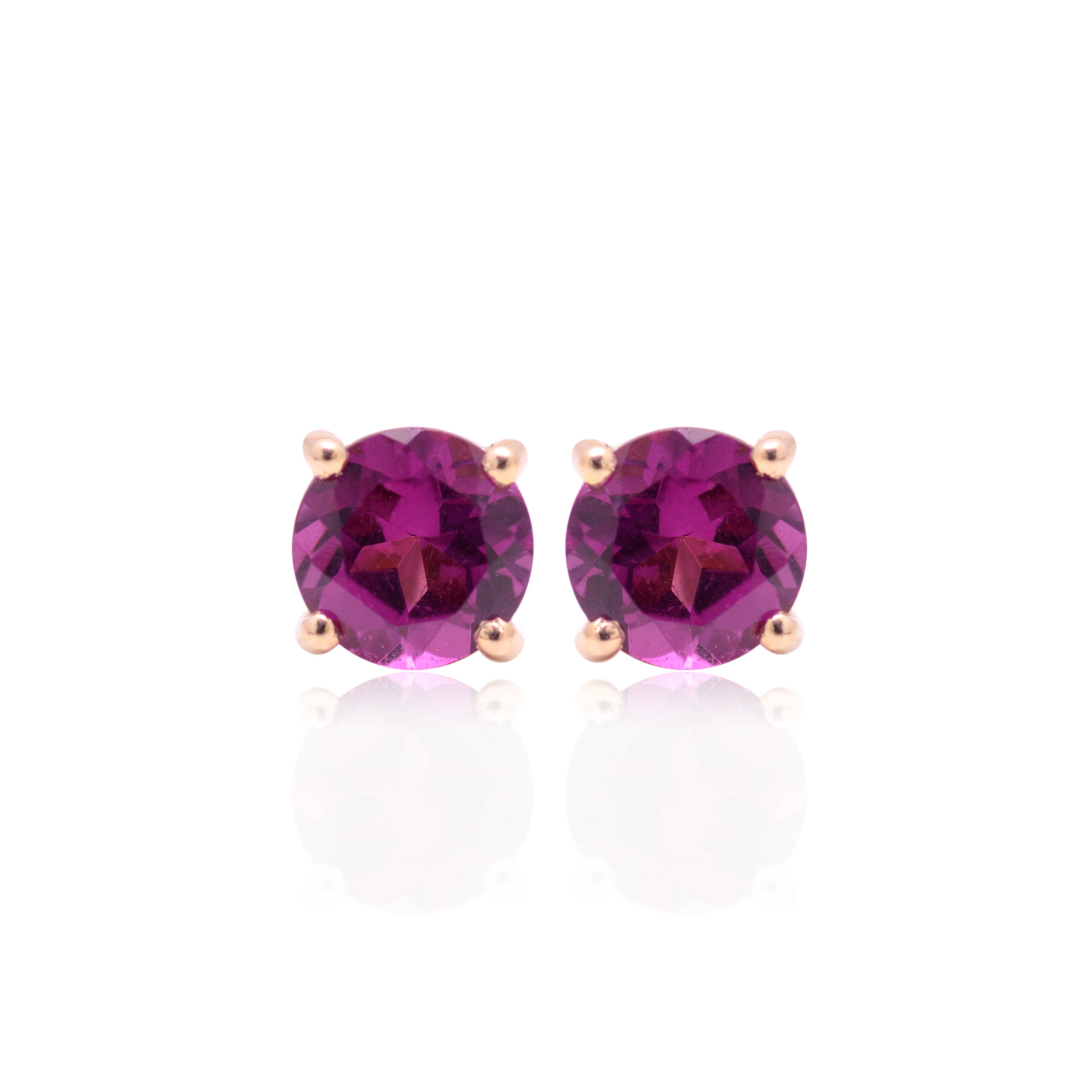 Victorian-Inspired 5mm Gemstone Stud Earrings